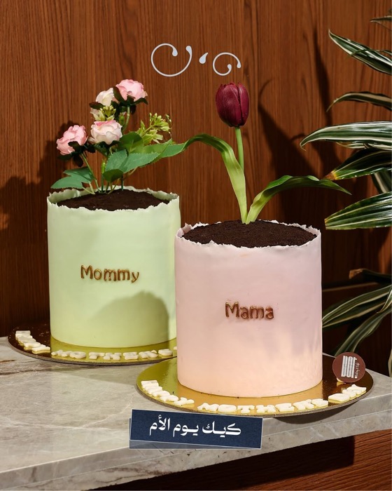 كيك يوم الأم من دوت كيك آرت في الأحساء والخبر
