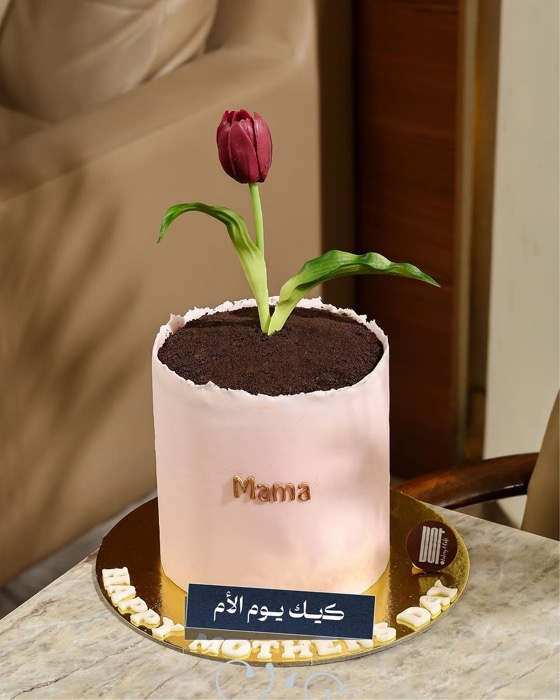 كيك يوم الأم من دوت كيك آرت في الأحساء والخبر